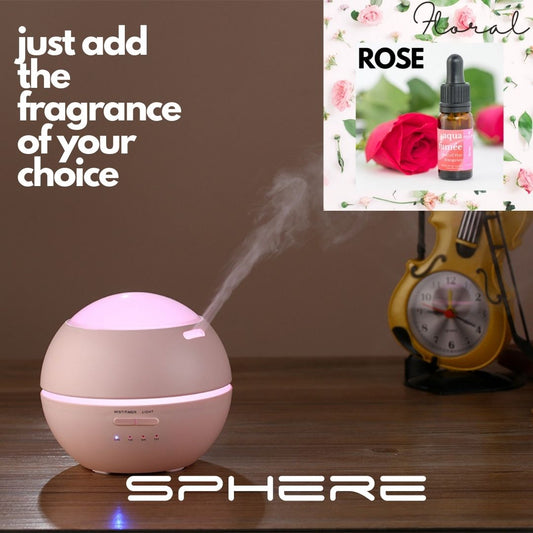 PINK SPHERE DIFFUSER WITH FREE ROSEFRAGRANCE