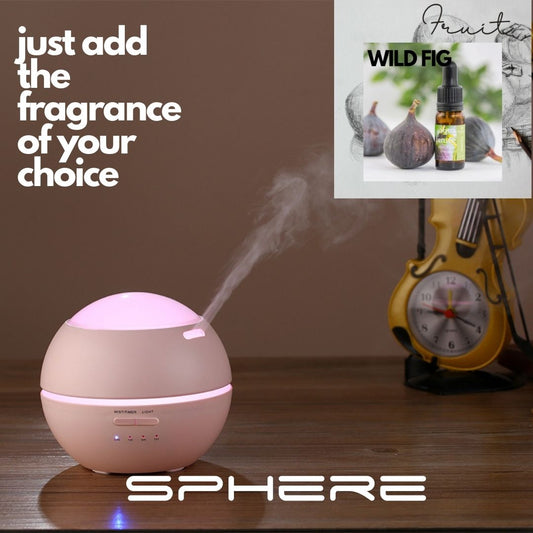 PINK SPHERE DIFFUSER WITH FREE WILD FIG FRAGRANCE