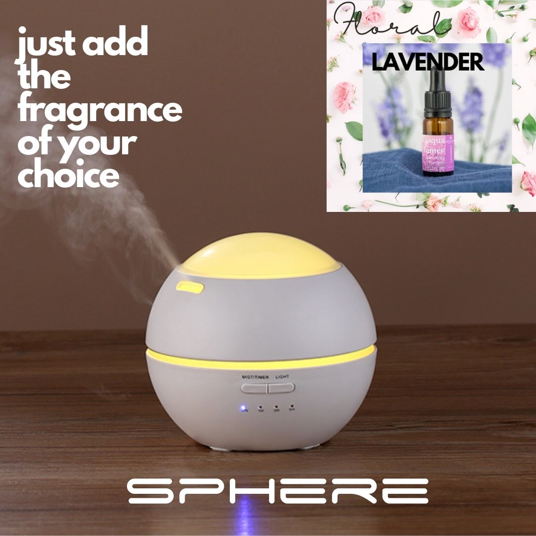 WHITE DIFFUSER WITH FREE LAVENDAR FRAGRANCE