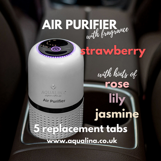 AQUALINA AIR PURIFIER FRAGRANCE TABS - STRAWBERRY ROSE